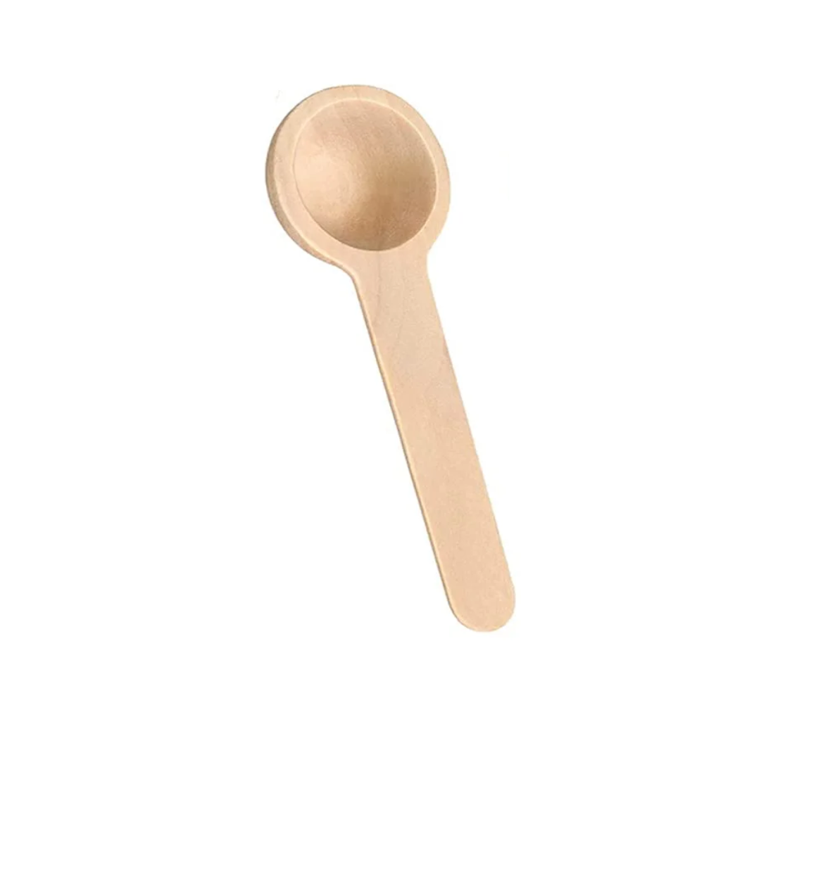 Mini Wooden Spoons Set (6-Pack) β Natural Scoops for Spices, Salt, Coffee & Bath Jars