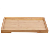 Bamboo & Solid Wood Hexagonal Tea Tray | Customizable Binaural Serving Tray for Restaurants, Hotels and Home Use