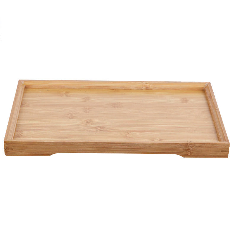 Bamboo & Solid Wood Hexagonal Tea Tray | Customizable Binaural Serving Tray for Restaurants, Hotels and Home Use