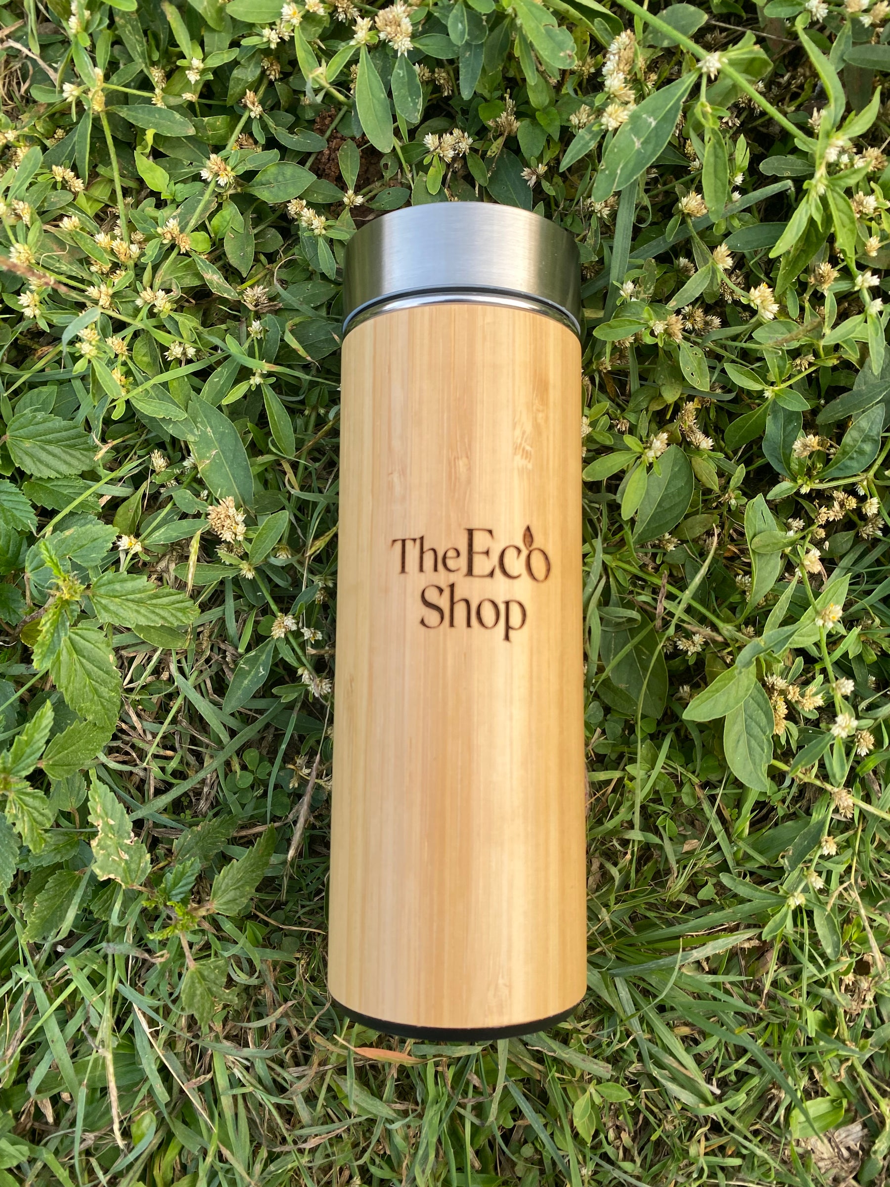 Aranya Bamboo 450 ML Thermoflask – Eco-Friendly Insulated Water Bottle | Sustainable Travel Flask | Plastic-Free Biodegradable Flask | Made from Ancient Indian Forest Bamboo