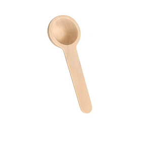 Mini Wooden Spoons Set (6-Pack) – Natural Scoops for Spices, Salt, Coffee & Bath Jars